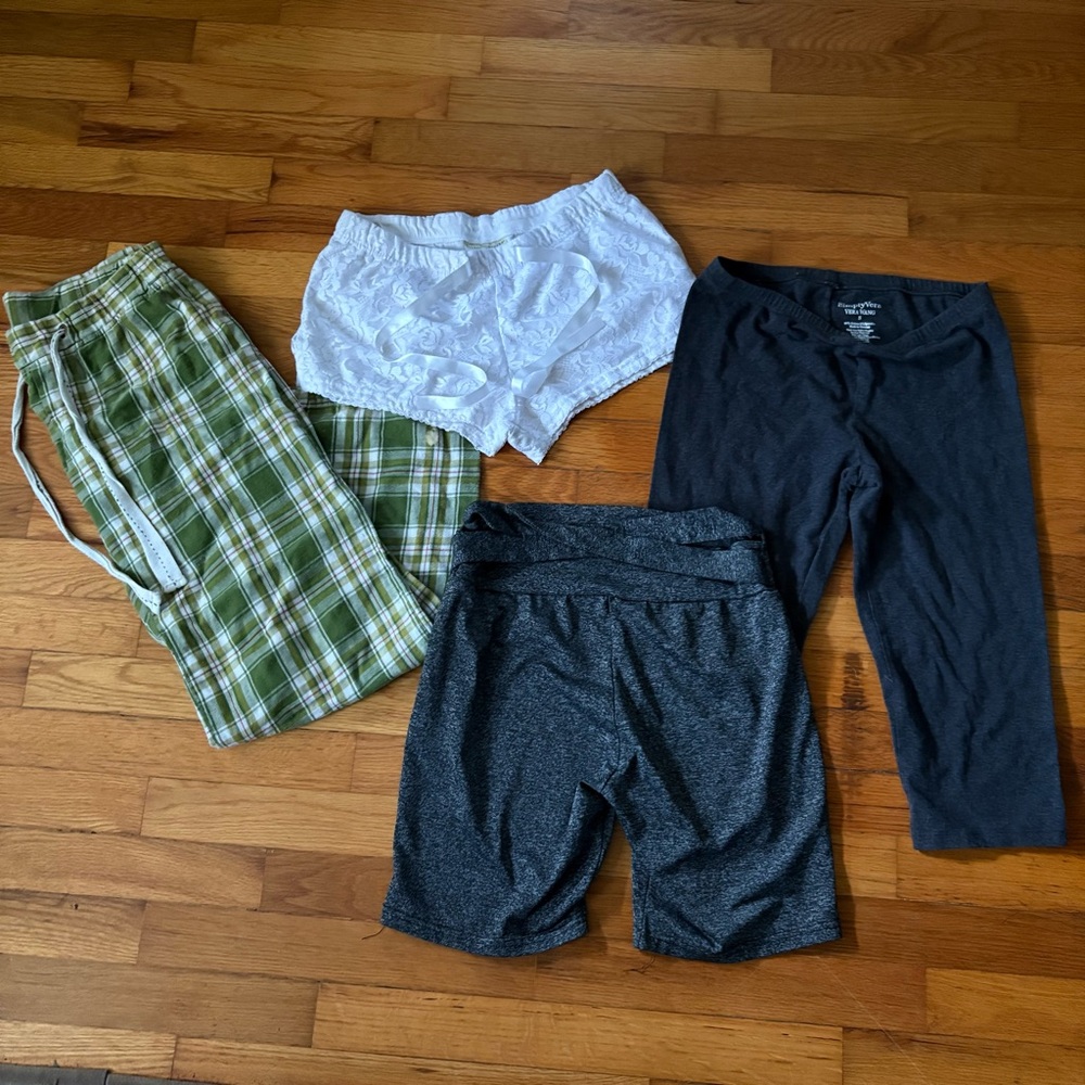 Woman’s pajama and athletic Mixed Shorts and Pants Set